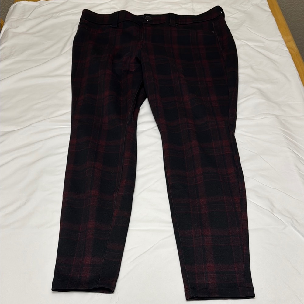 Liverpool Los Angeles Skinny Plaid Trousers